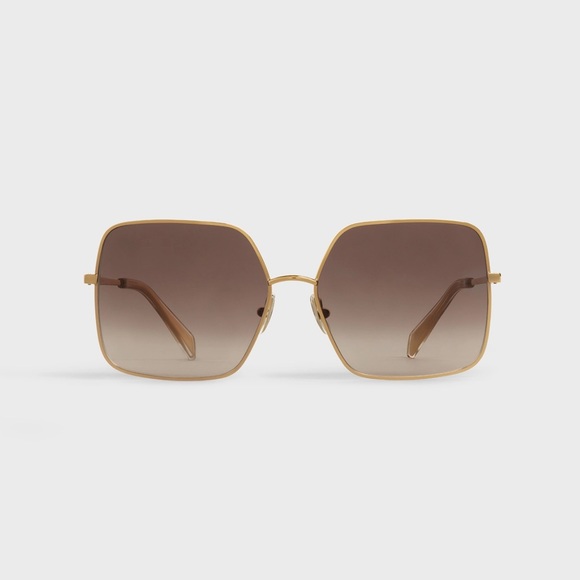 Celine Square Gold Sunglasses - Picture 1 of 5
